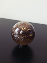 Load image into Gallery viewer, Rainbow Smokey Quartz Sphere S222