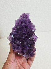 Load image into Gallery viewer, Amethyst High-Grade Brazil Natural Crystal Cluster A563