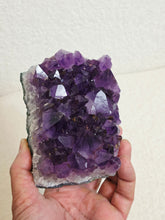 Load image into Gallery viewer, Amethyst High-Grade Brazil Natural Crystal Cluster A565