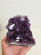 Load image into Gallery viewer, Amethyst High-Grade Brazil Natural Crystal Cluster A567