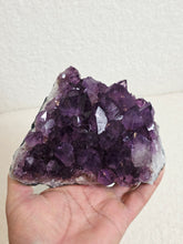 Load image into Gallery viewer, Amethyst High-Grade Brazil Natural Crystal Cluster A567