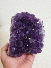 Load image into Gallery viewer, Amethyst High-Grade Brazil Natural Crystal Cluster A568