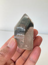 Load image into Gallery viewer, Chlorite Green Phantom Himalayan Quartz Crystal Q296a