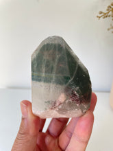 Load image into Gallery viewer, Chlorite Green Phantom Himalayan Quartz Crystal Q288a