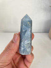 Load image into Gallery viewer, 1 x Blue Calcite Tower High Grade T056a