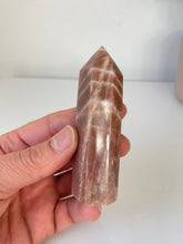 Load image into Gallery viewer, Peach Moonstone Sunstone Tower High Grade T066a