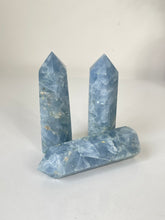 Load image into Gallery viewer, 1 x Blue Calcite Tower High Grade T056a