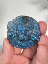 Load image into Gallery viewer, Blue Labradorite Lion Carving LA139