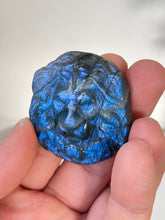 Load image into Gallery viewer, Blue Labradorite Lion Carving LA139
