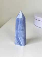 Load image into Gallery viewer, Blue Lace Agate Tower High Grade T181a