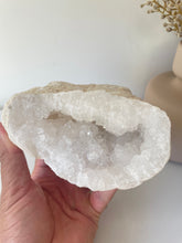 Load image into Gallery viewer, Moroccan Quartz Geode Pair (140mm) QG062