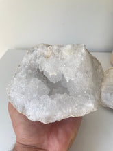 Load image into Gallery viewer, Moroccan Quartz Geode Pair (140mm) QG066