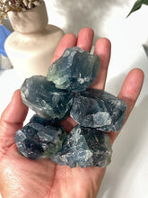 Load image into Gallery viewer, 1 x Raw Blue Fluorite Natural Crystal RW18