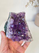 Load image into Gallery viewer, Amethyst High-Grade Natural Crystal Cluster A458