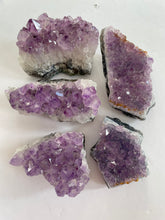 Load image into Gallery viewer, Bulk Lot Amethyst clusters (pack of 5) - K302