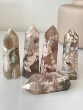 Load image into Gallery viewer, 1 x Flower Agate Crystal Tower T983