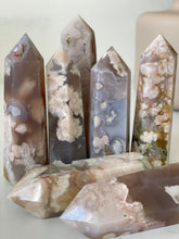 Load image into Gallery viewer, 1 x Flower Agate Crystal Tower T984