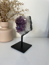 Load image into Gallery viewer, Amethyst High-Grade on Stand Natural Crystal Cluster A333
