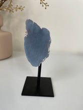 Load image into Gallery viewer, Angelite Freeform on Stand High Grade AG236