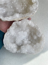 Load image into Gallery viewer, Moroccan Quartz Geode Pair Large (2.5-3kg) QG080