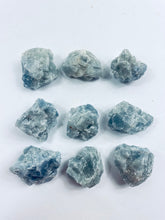 Load image into Gallery viewer, 1 x Raw Blue Calcite Natural Crystal RW02