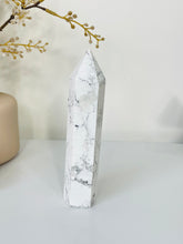 Load image into Gallery viewer, Large Howlite Crystal Tower T996