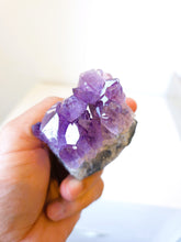 Load image into Gallery viewer, Amethyst Natural Crystal Cluster A493