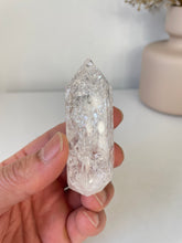 Load image into Gallery viewer, Crackled Quartz Tower High Grade T047a