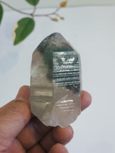Load image into Gallery viewer, Chlorite Green Phantom Himalayan Quartz Crystal Q423a