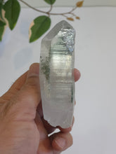 Load image into Gallery viewer, Chlorite Green Phantom Himalayan Quartz Crystal Q419a