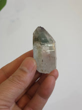 Load image into Gallery viewer, Chlorite Green Himalayan Quartz Crystal Q433a - damaged Tip