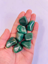 Load image into Gallery viewer, Green Quartz Dark Tumbled Stone TB083 x 1