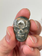 Load image into Gallery viewer, Blue Labradorite Skull Carving LA122