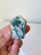 Load image into Gallery viewer, Moss Agate Cupcake Tower  High Grade T226a