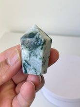 Load image into Gallery viewer, Moss Agate Cupcake Tower  High Grade T226a
