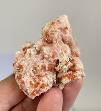 Load image into Gallery viewer, Vanadinite on Barite Crystal Cluster V054