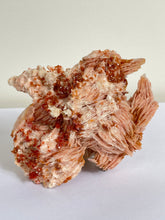 Load image into Gallery viewer, Vanadinite on Barite Crystal Cluster V062