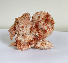 Load image into Gallery viewer, Vanadinite on Barite Crystal Cluster V062