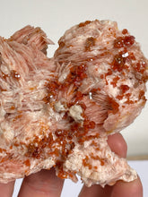 Load image into Gallery viewer, Vanadinite on Barite Crystal Cluster V062