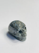 Load image into Gallery viewer, Agate With Pyrite Crystal Skull S095