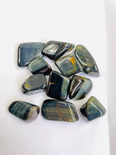 Load image into Gallery viewer, Blue Tiger Eye Tumbled Stones TB052 x 1