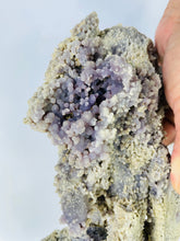 Load image into Gallery viewer, Grape Agate (Purple Chalcedony ) Clusters G069