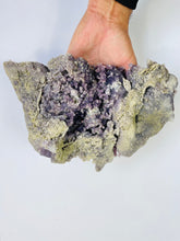 Load image into Gallery viewer, Grape Agate (Purple Chalcedony ) Clusters G068