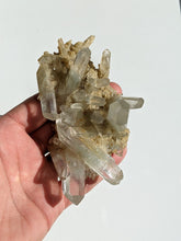 Load image into Gallery viewer, Green Phantom Quartz Cluster Q031