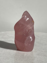 Load image into Gallery viewer, Dark Rose Quartz Flame Natural Crystal FF034