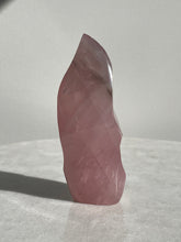 Load image into Gallery viewer, Dark Rose Quartz Flame Natural Crystal FF036