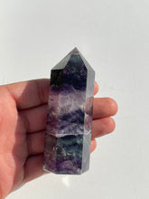Load image into Gallery viewer, Fluorite Generator/Tower Natural Crystal T177