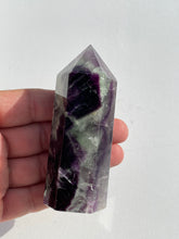 Load image into Gallery viewer, Fluorite Generator/Tower Natural Crystal T180