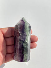 Load image into Gallery viewer, Fluorite Generator/Tower Natural Crystal T180