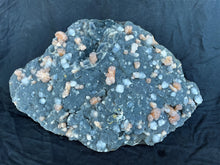 Load image into Gallery viewer, XX-Large Blue Chalcedony with Stilbite & Apophyllite Cluster AP473